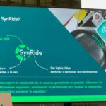 Monitor explicando proceso de Synride